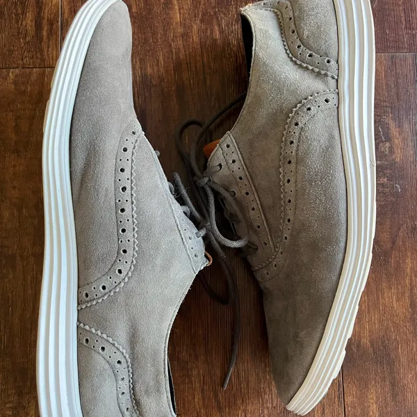 Cole Haan Grand Tour Oxford Sneakers in gray suede - Image 4