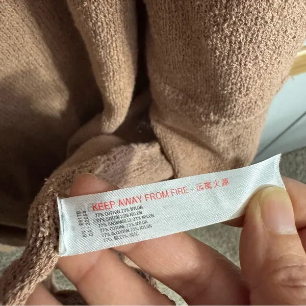 Free‎ People Beach Brown Duster Cardigan Size XS - Image 4