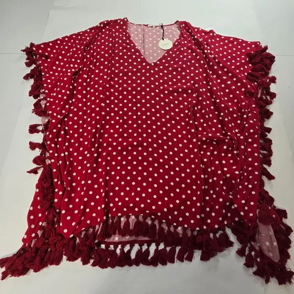 Tularosa Delilah Kimono in Red Dot Small - Image 3