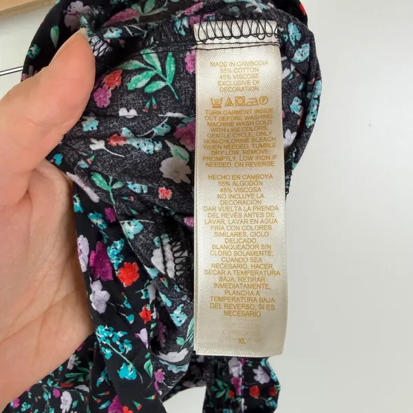Kate Spade Floral Pajama Set Size XL Multicolor‎ Lounge Comfy Preppy Colorful - Image 8