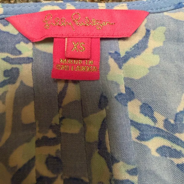 Lilly Pulitzer Hollee Dress in Turtely Awesome Blue Bell Sleeve Shift XS - Image 7