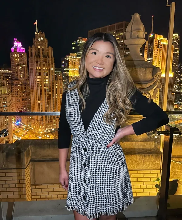 Zara Houndstooth Tweed Pinafore Mini Dress - Image 6