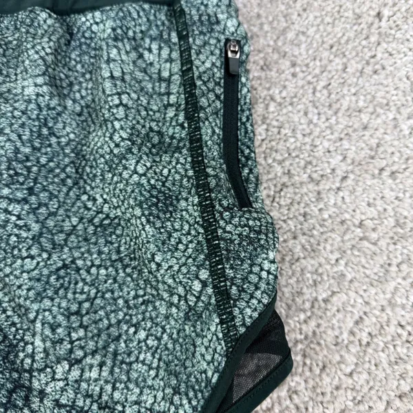 MPG Sport 2-in-1 Running Shorts Womens M Green Snake Print Mesh Activewear‎ Yoga - Image 5