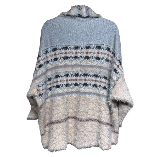 Free People Fair Weather Patterned Cardigan Neutral Combo Women’s Size Small‎ - Image 2