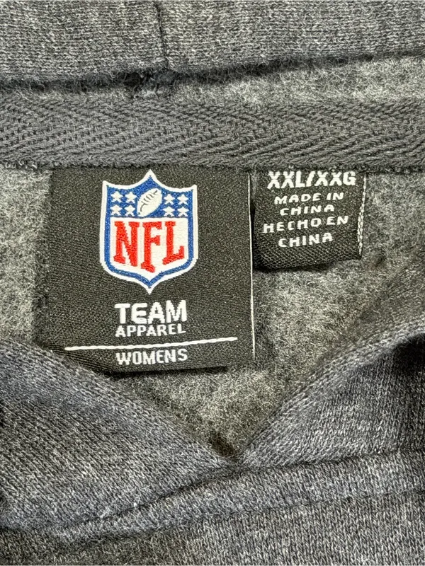 NFL Team Apparel Pittsburgh Steelers Hoodie Women’s XXL Charcoal Gray Logo NEW - Image 10