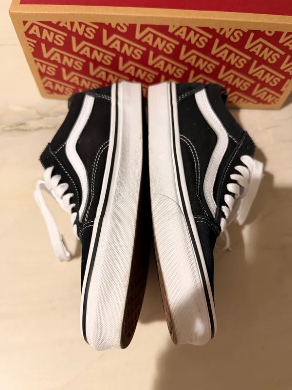 Vans Old Skool Low-Top Sneakers Black Skater Skateboard Retro - Image 3