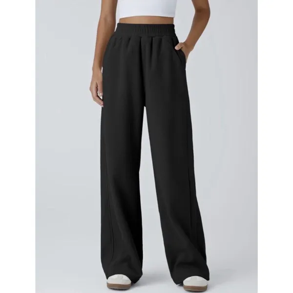 Halara Pants High Waisted Drawstring Pocket Wide Leg Baggy Mop Corduroy S Tall - Image 3