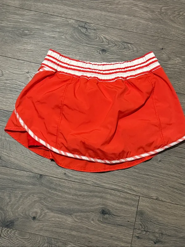 Lululemon Red Athletic Ruffle Skirt size 8 - Image 2