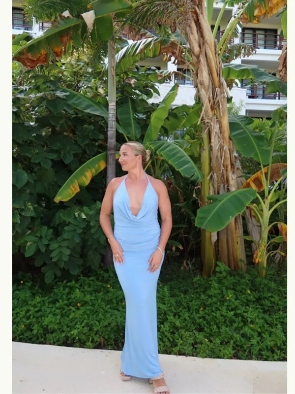 Katie May Selene Cowl Neck Maxi Gown - Image 2