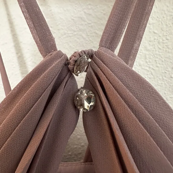Azazie Spaghetti strap Dress in Dusk - Image 7