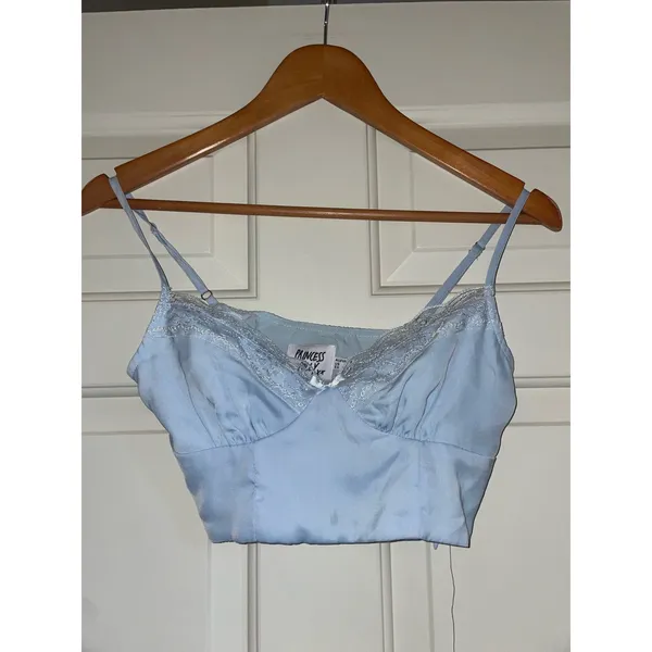 PRINCESS POLLY Old School Love Cropped Cami Top - Image 3