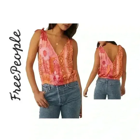 🆕 Free People Lemonade Combo Tied To You Tank S🆕 - Image 2