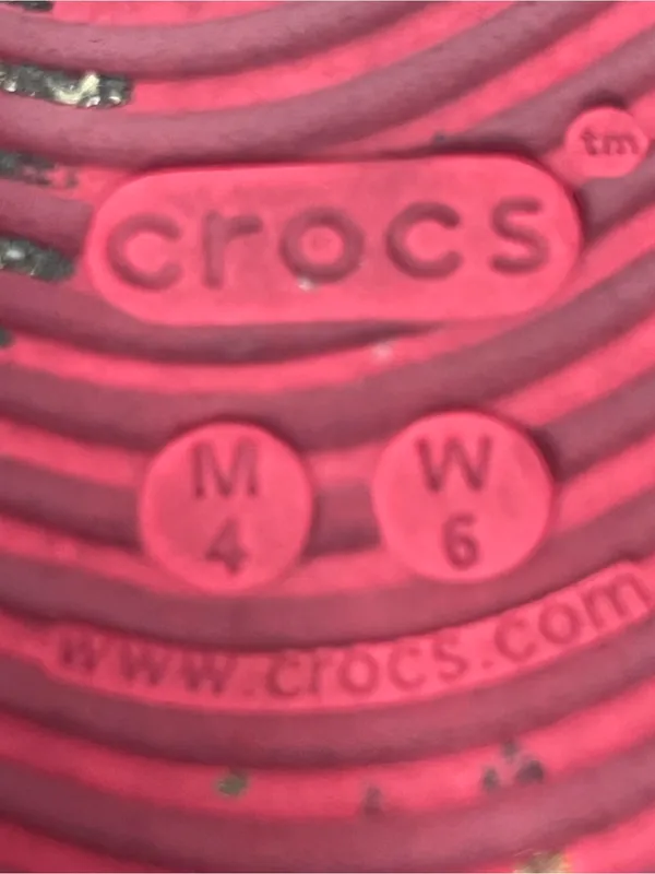 Crocs Recovery Slides Red unisex women’s 6 sandals - Image 3