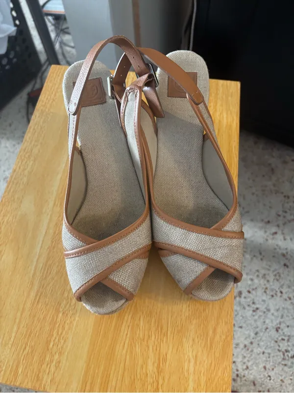 Tory Burch Majorca slingback wedge 9.5 - Image 9