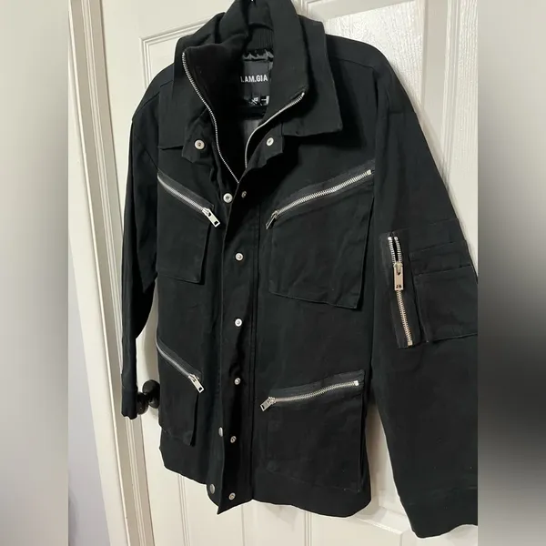 I.AM.GIA x REVOLVE Black‎ Elevara utility zip Jacket size XS - Image 10