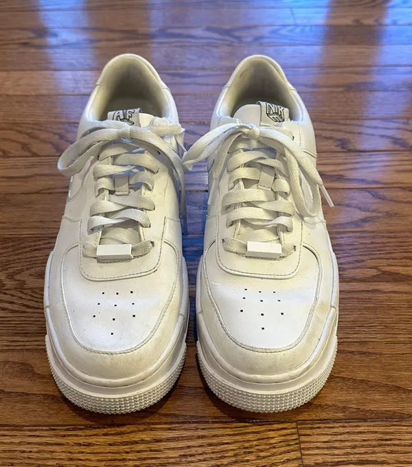 Air Force 1 Pixel Size 10.5, Color: White/White/Black Sail - Image 2