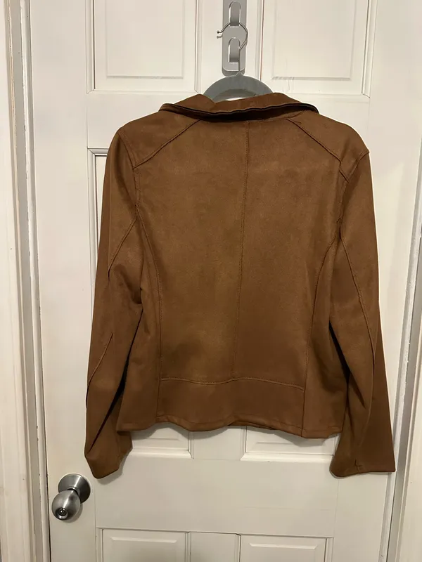 Faux suede jacket  - Image 3