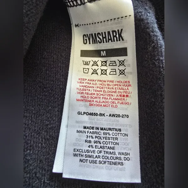 Gymshark Hoodie Women M Cropped Hooded Sweatshirt Pullover Athleisure - Image 6