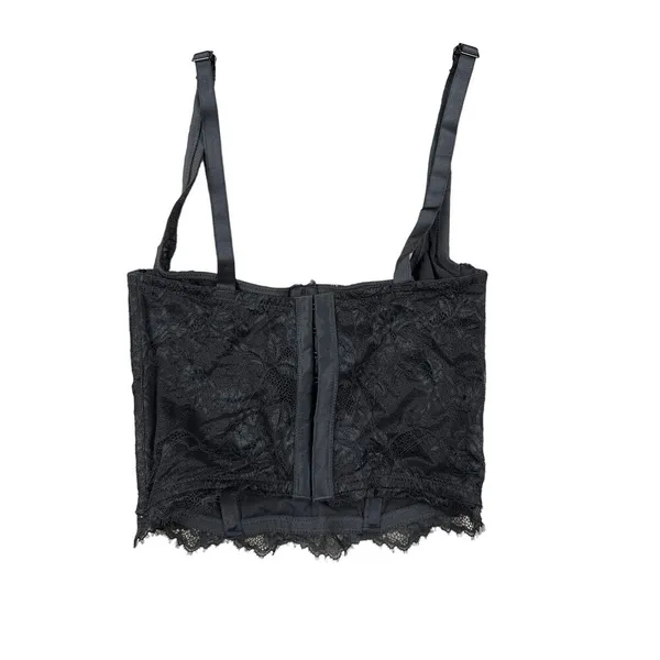 SKIMS - Femme Lace Demi Corset in Black - Image 2