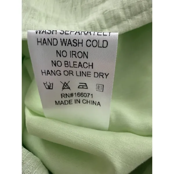 Bohme Halston Midi Dress Green‎ Women's Size Large - Image 16
