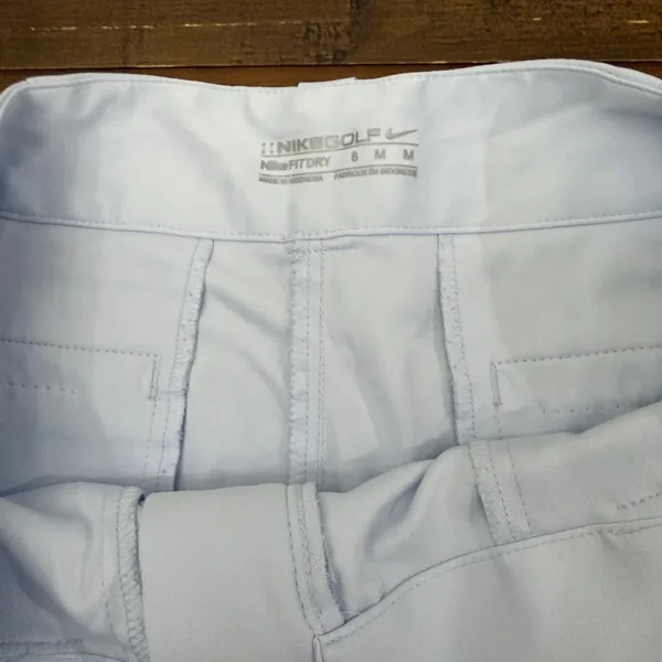 Nike Golf Fit Dry Shorts Womens 8 Light Blue Performance Athletic Golfing - Image 2