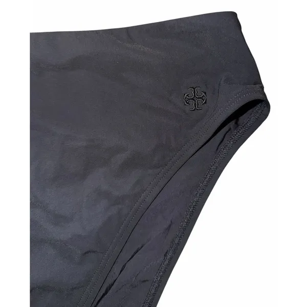 Tory Burch One Shoulder Bikini Top & High Waisted Bottoms Black Women's Size Sm - Image 8