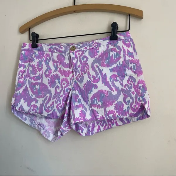 Lilly Pulitzer Adie Shorts Purple size 2 - Image 7