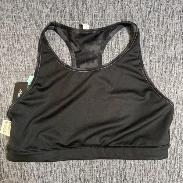 Ideology Tie Dye Black Sports Bra - Image 5