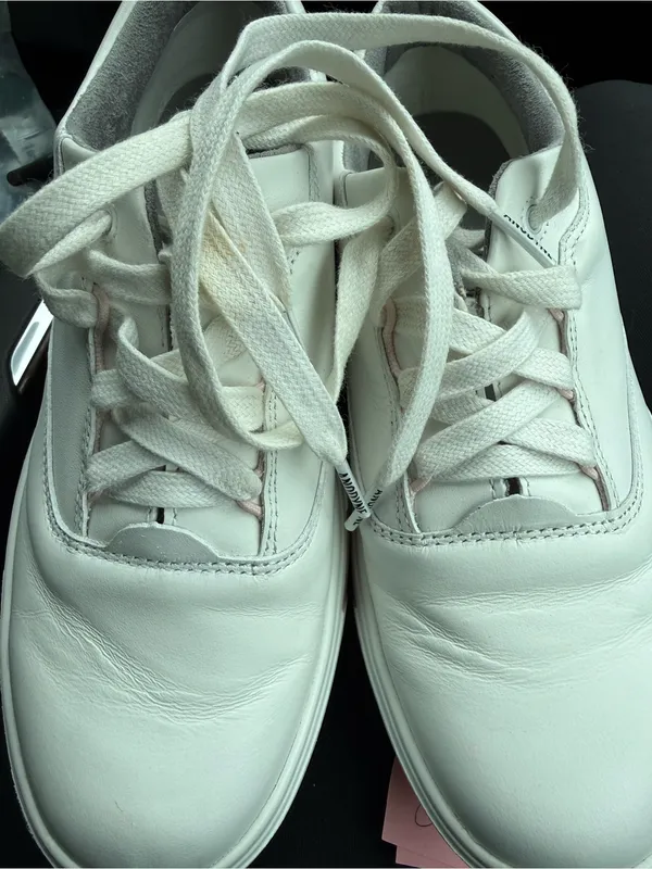 Anodyne No. 93 Women’s Diabetic Sneakers Sz 8.5 Med White Leather NEW Worn Once - Image 3