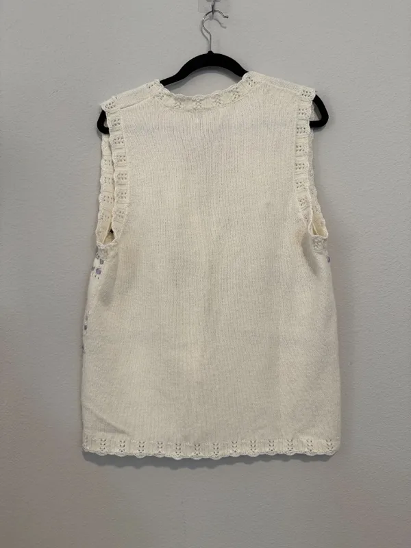 Vintage Granny Sweater Vest - Image 3