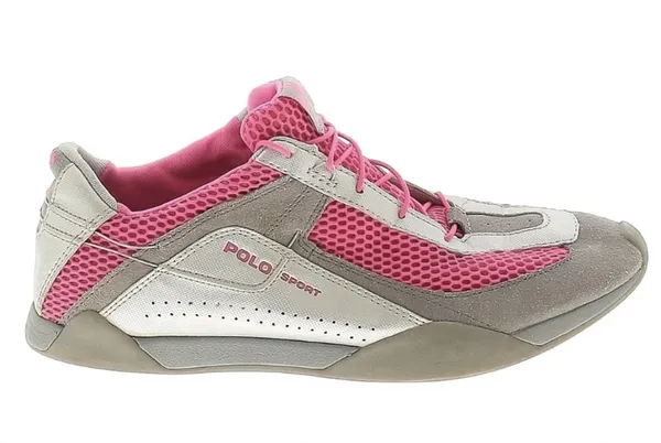 Polo Sport Y2K Vintage Pink Running Gym Shoes by Ralph Lauren - Image 2