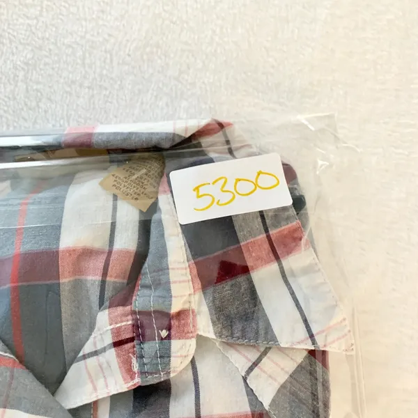 Wrangler Western Plaid Pearl Snap Shirt Womens Size S Red White Blue Cowgirl Y2K - Image 9