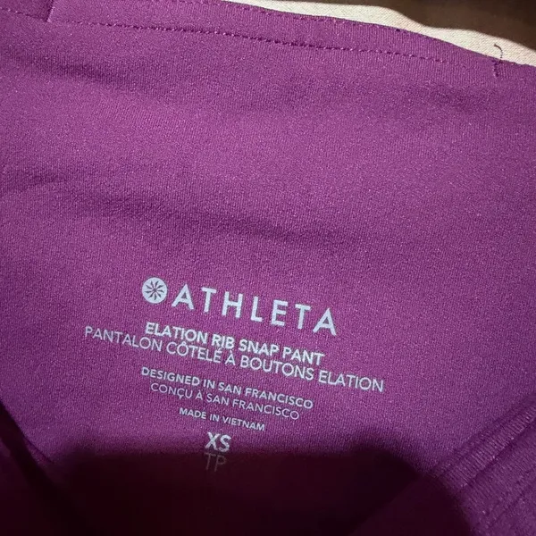 Athleta elevation rib snap pants - Image 3