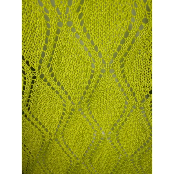 Vintage POL Neon Lime Open Knit Sweater Top Y2K‎ Indie Festival Grunge Fairy - Image 4