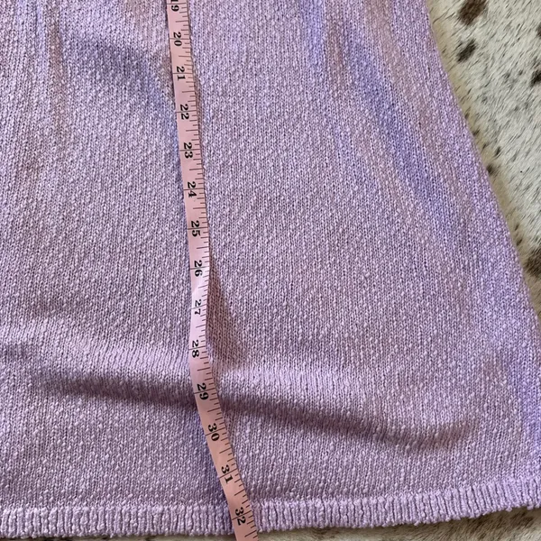 FREE PEOPLE BEACH Phia sweater set Blush Lilac Matching‎ Open Back Halter Size L - Image 9