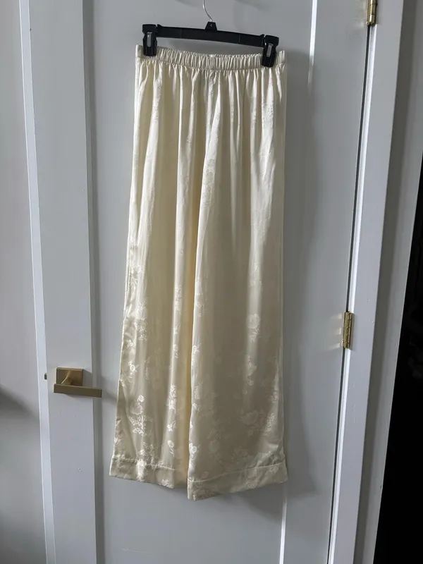Reformation ivory Ella silk set - Image 5
