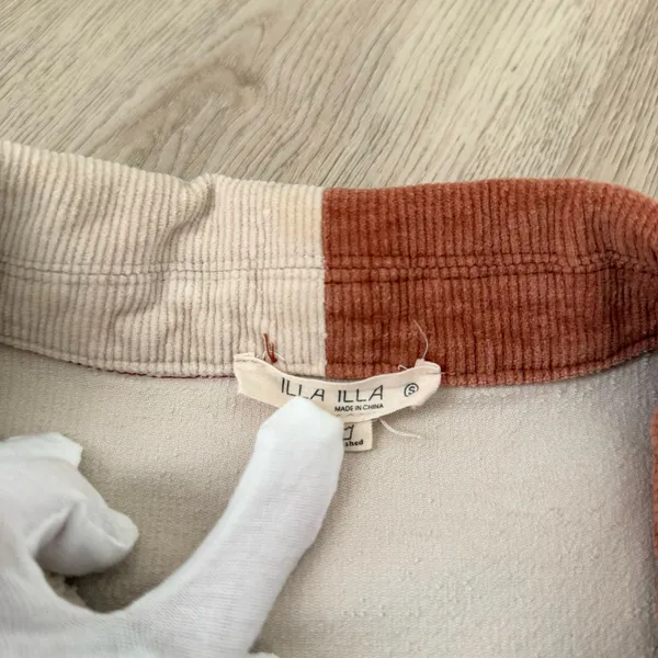 Shop Priceless Out of Town Color Block Corduroy Shacket - Image 2