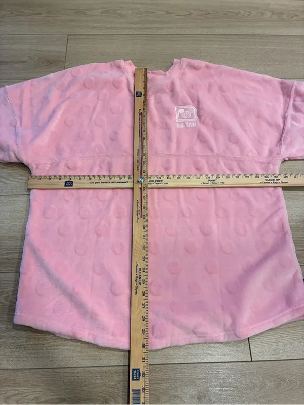 Disney Parks Adult Piglet Spirit Jersey Pink Fleece Pooh Size XL - Image 4