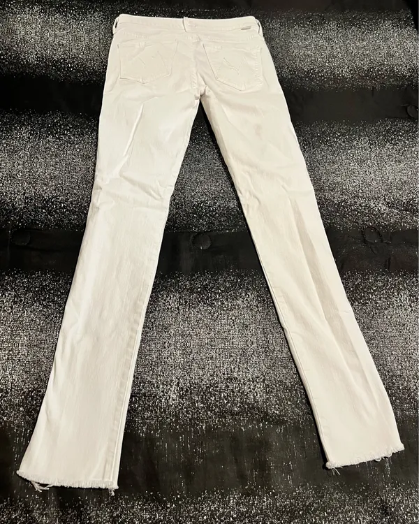 Mother Womens 27x32 pony boy fray jeans - Image 2