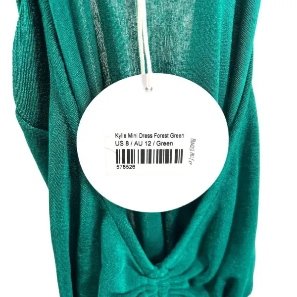 Princess Polly Kylie Mini Dress‎ Forest Green Cut-Out Ruched Bodycon Size US 8 - Image 11