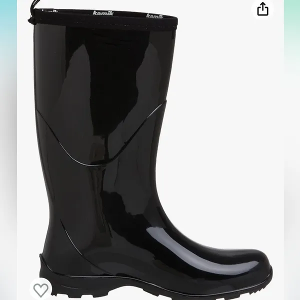 Kamik  tall black rain boots - Image 7