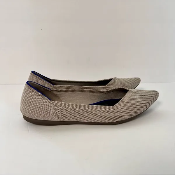 Rothys Gray Pointed Flat - Image 3