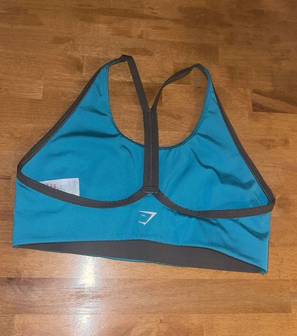 Blue Gymshark Sports Bra - Image 2