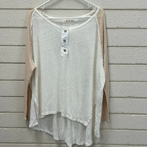 Free People We the Free Grand Slam Henley top size M - Image 8