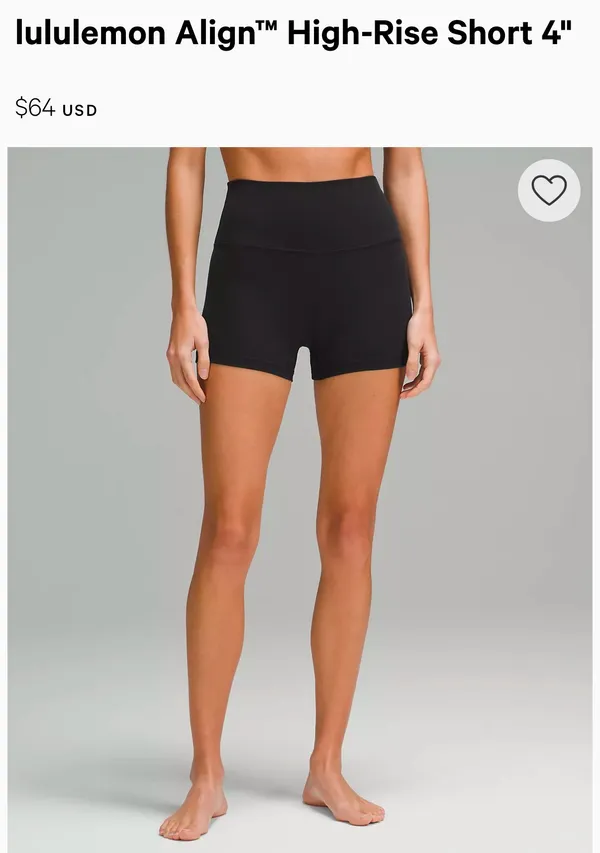 Lululemon Align High-Rise Shorts 4 - Image 3