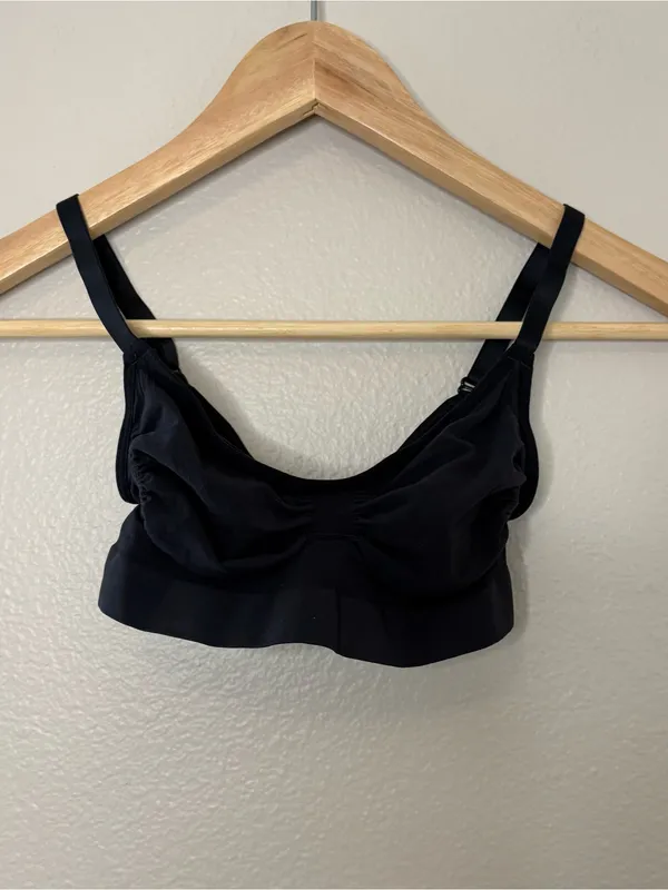 skims seamless sculpt black bra bralette shapewear bodywear xxs/xs women casual - Image 2