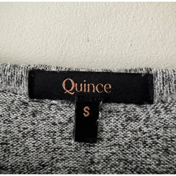 Quince Brushed Long Sleeve Lounge Tee in Heather Gray‎ - Image 7
