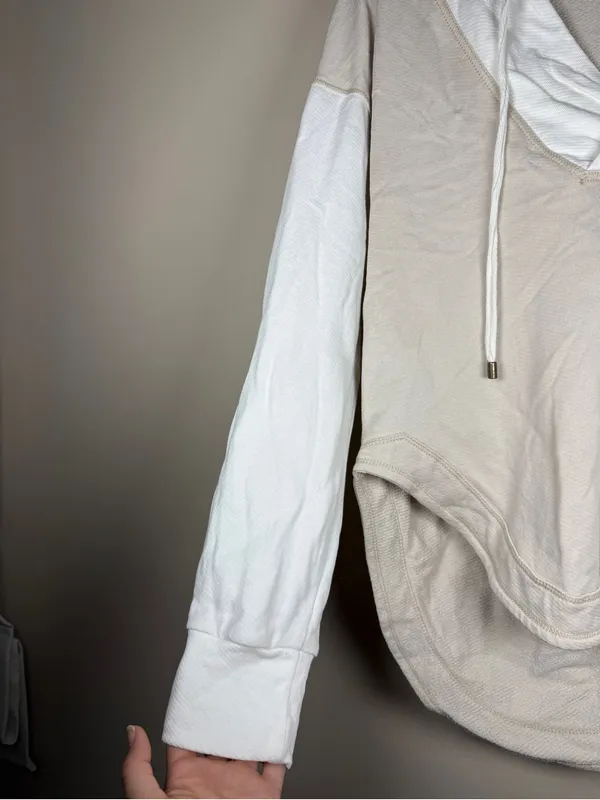 Anthropologie Pilcro Wharfside Hooded Sweatshirt -Neutral color - Image 5