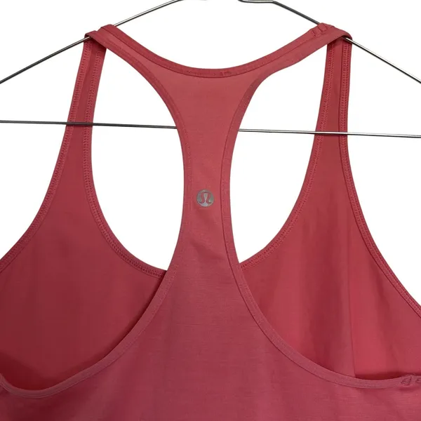 Lululemon Pink Racerback Athletic Tank Top Womens‎ Size 4 Scoop Neck Activewear - Image 6