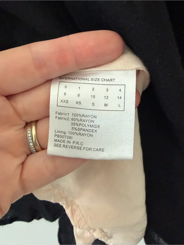 Revolve X Bless’ed are the Meek Straight to the Point Black Y2K Punk Mini Dress - Image 4